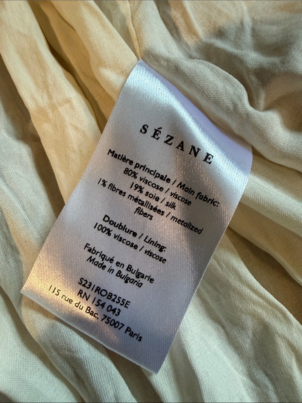 Sezane Sarah Floral Wrap Dress Size 36 - Picture 7 of 8